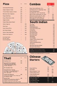 Aryan Family’s Delight Restaurant Food Menu