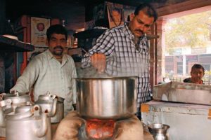 Deepak Sharma Owner of Sharma Ji Ki Chai, Lalbagh, Lucknow