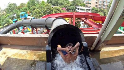 Dangerous Hole Water Slide at Anandi Water Park