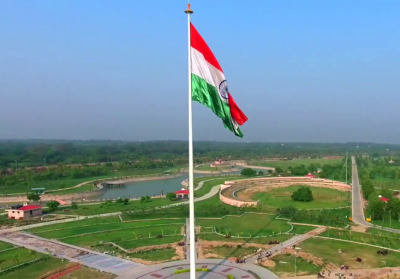 Tricolor Flag of India at Janeshwar Mishra Park